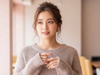 ディーエル ビューティー 恵比寿店(DL BEAUTY)の写真/【話題のマスカラパーマ導入★】自己主張しすぎない可愛らしい目元に仕上げます♪[恵比寿店]