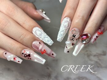 クリーク(CREEK)/ハートくまりぼんスカルプ