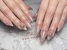 シンプルデザインネイル/クロム