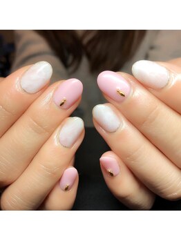 キャプラスネイル ミュウ(CAPLUS NAIL Mew)/ホワイトマーブル