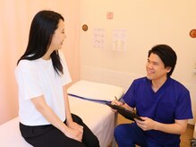 朝霞のちいさな整骨院/カウンセリング風景