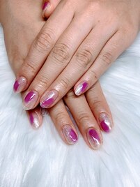 ニュアンスクリアネイル♪