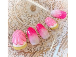 フルーツネイル、ピンク