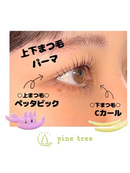 パインツリー(pine tree)/上下まつげパーマ