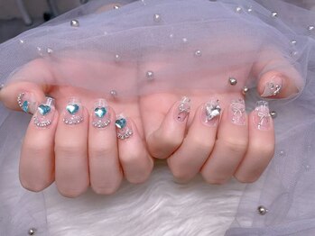 スノーネイルサロン 新宿店(Snow nail salon)/ハート/リボン/クリア