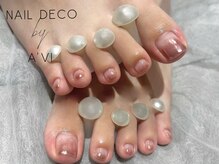 ネイルデコ(nail DECO)/フットワンカラー/ニュアンス