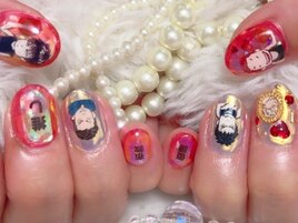 お客様オーダーうるうる痛ネイル