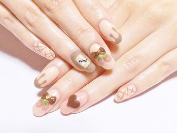 ネイルコレクション ピンク(Nail Collection Pink)/ジェル付放￥10990～/チョコ