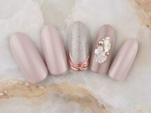 ネイルプラザ 河原町OPA店(NAIL PLAZA)/トレンド☆根元ミラーネイル