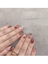アティックネイルアトリエ(attic nail atelier)/くすみニュアンス★