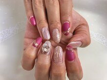 ネイルサロン ティアラリュクス 市川北口店(Tiara Luxe)/マグネット×ミラーネイル