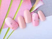 ダッシングディバ 新百合ヶ丘オーパ店(DASHING　DIVA)/くりぬき桜ネイル