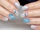 透明感たっぷりブルーニュアンス
