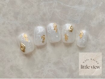 リトルビュー(little view)/ミルク×ゴールドミラー¥8980