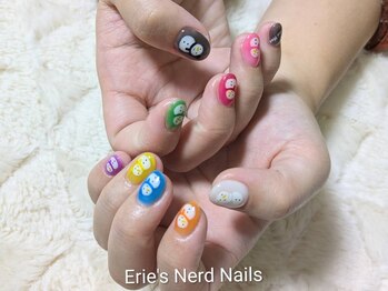 エリーズナードネイルズ(Erie’s Nerd Nails)の写真/持ち込みデザイン、キャラクター模写OK！痛ネイルも大歓迎♪圧倒的な模写技術であなたのやりたいが叶う！