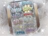 ボリューム◎【ソフトジェルオフ無料】定額人気のパーツ付き韓国ネイル8300円