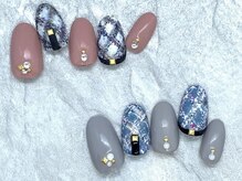 ネイルサロン ブリオン(Nail Salon Bullion)/ツイードネイル
