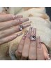 【Hand】チップ長さ出しワンカラーパーツつけ放題