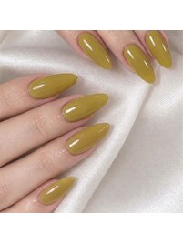 秋ネイル/ワンカラーネイル
