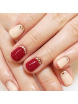 クリスタルネイル ボンベルタ橘店(CRYSTAL NAIL)/ワンカラーネイル