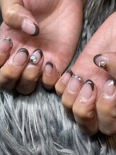 ネイル アンド まつげエクステサロン キュア(Cure)/フレンチストーン