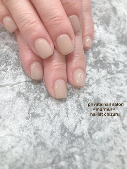 プライベート ネイルサロン マーマ(murmur)/シンプルワンカラー