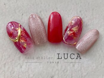 ネイルアトリエルカ(nail atelier LUCA)/W-41ニュアンスマグネットネイル