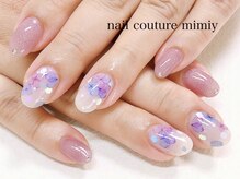 ミミィー(mimiy)/紫陽花ネイル☆