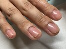 ネイルケア　ツヤ有り仕上げ