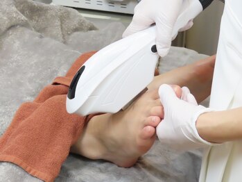 ルーチェ/隠れた人気脱毛部位!足の甲&指