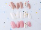 上品バラアートネイル　¥6600