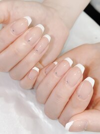 王道フレンチネイル☆