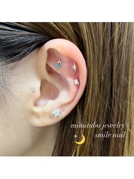 スマイルネイル(SMILE NAIL)/可愛く健康ケア耳つぼジュエリー