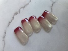 エムケーネイル(M&K NAIL)/マグネット×グラデーション