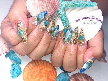 アン ジョーヌドラゴ/【ロングネイル】海ネイル