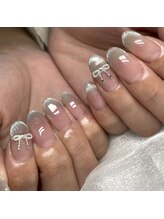 エムネイル(Ｍ)/チーク×マグネットネイル！