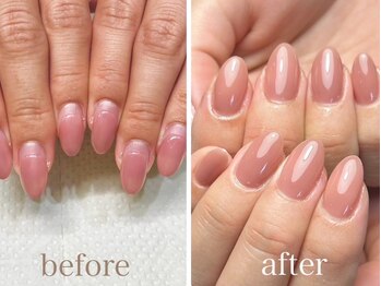 サロン エース(salon ace)の写真/【ネイルのモチ◎】モチにこだわる施術でネイルが取れない指先に♪地爪の健康を考えるフィルインサロン★