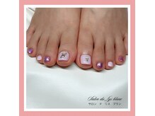 サロンドリスブラン(Salon du lys blanc)の雰囲気（ラベンダーカラーでhappy nail）