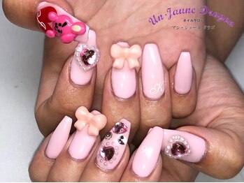 アン ジョーヌドラゴ/【ロングネイル】リボンネイル