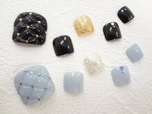 ネイルサロン クイール 小山店(NAIL SALON QUILL)/ワンカラー×キルティング