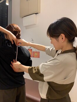 リラク 虎ノ門ヒルズステーションタワー店(Re.Ra.Ku)/再度お身体の状態を確認