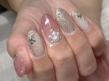 カラーズ(colors.)/ピンク×きらきらストーン。