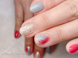 塗りかけネイル☆