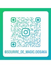スリールドマジック(sourire de magic)/インスタグラム　QRコード