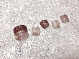 天然石風ネイル