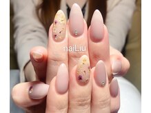 ネイリュー(naiLiu)/春ネイル、押し花