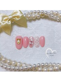 【推しネイル】なにわ男子ピンク