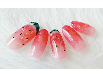 アトリエ ペーニクルス(Atelier Peniculus.)/フルーツネイル スイカ