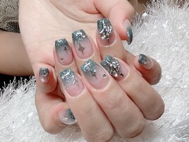 ラメグラデーション