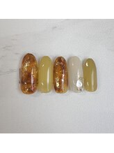 ナナズネイル 魚町店(NANA’sNail)/べっ甲デザイン